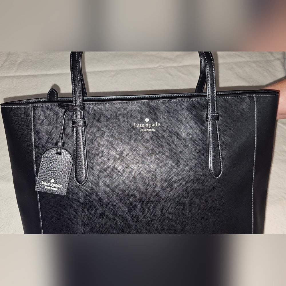 Kate Spade Medium Black Tote Bag - Picture 4 of 16